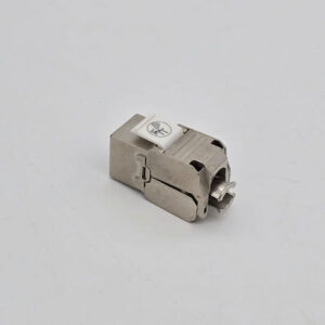 53714328-FTT  Networking Keystone Jack Cat6a Shielded toolless type SELVER NT-K011A 180D pin angle