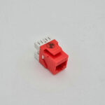 FTT  Networking Keystone Jack Cat6 Unshielded tool type RED NT-K005 180D