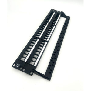 5419613482-FTT  Networking Patch Panel 1U 19 rack Cat6 UTP Black 48ports woShutter