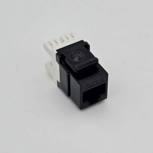 Cat6 UTP Keystone Jack black