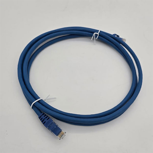 Cat6a patch cord U-UTP 23AWG blue color 2m LSZH