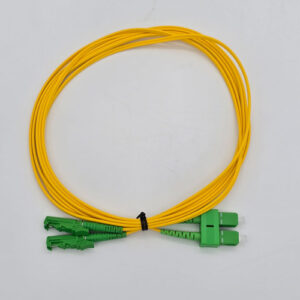 FTT Patch Cord, E2000-APC-SC-APC SM G652D LSZH DX 3m 2.0mm Yellow