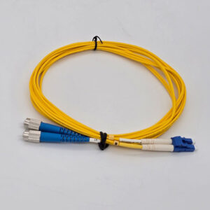 FTT Patch Cord, FC-PC-LC-PC SM DX G652D 3m 2mm Yellow