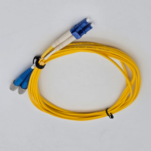 FTT Patch Cord, FC-PC-LC-PC SM DX G652D 3m 2mm Yellow