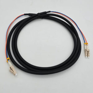 FTT Patch Cord, LC-PC-LC-PC Outdoor MM OM2 2m 7mm black