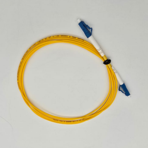 FTT Patch Cord, LC-PC-LC-PC SM G652D PVC SX 2m 2mm Yellow