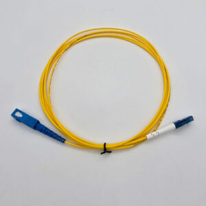 FTT Patch Cord, LC-PC-SC-PC SM G652D LSZH SX 2m 2mm Yellow