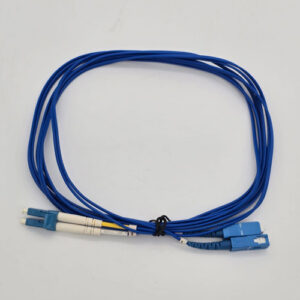 FTT Patch Cord, LC-PC-SC-PC SM G657A PVC DX 3m 2mm Blue