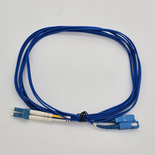 FTT Patch Cord, LC-PC-SC-PC SM G657A PVC DX 3m 2mm Blue