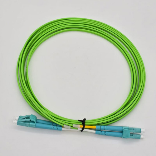FTT Patch Cord, LC-UPC-LC-UPC MM OM5 LSZH DX 3m 2mm Lime Green