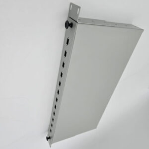 FTT Patch Panel, Indoor RM Tray ODB Steel 12 ports SC SM SX W Adaptors and splicing trays Gray