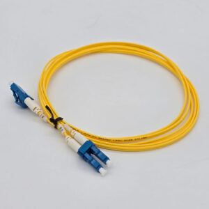 FTT Patch cord, LC-UPC-LC-UPC-DX SM 2m 1.6mm Yellow
