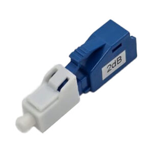 Fiber-Optic-Attenuator-LC-APC,-SM-2dB