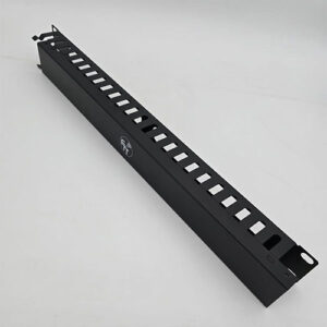 Horizontal cable manager 19 inch 1U rack mount