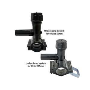 Underclamp-PE100,-4mm-Automatic-Pin,-20-32mm-Outlet,-Without-Tube